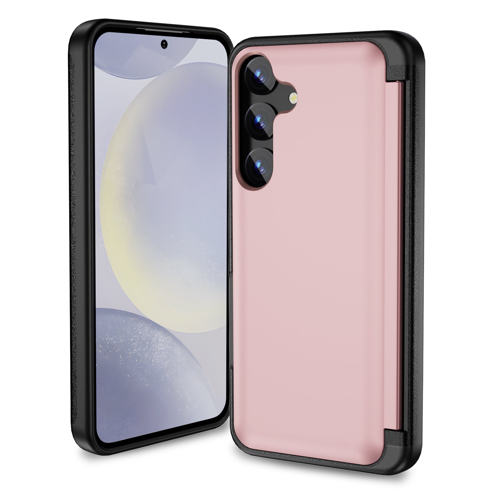 For Samsung Galaxy S24 TPU+PC Case with Card Slot Phone Cover Flip Kickstand For Samsung Galaxy S24 TPU+PC Case with Card Slot Phone Cover Flip Kickstand